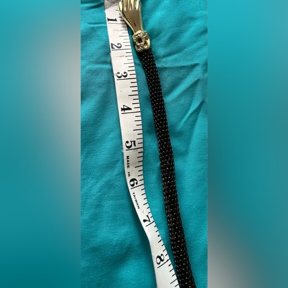 RARE VINTAGE DL Auld Mesh Belt/Necklace Clasping Hands - Picture 7 of 8